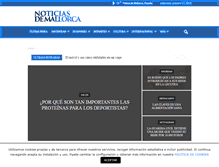 Tablet Screenshot of noticiasdemallorca.com